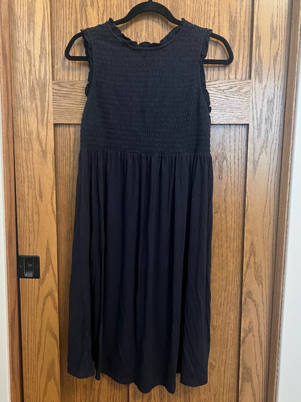 The Nines by HATCH black maternity dress